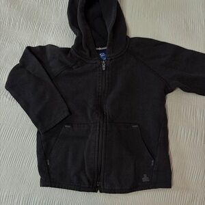 GAP Fit Black Kids Full-Zip Hoodie